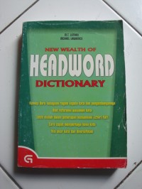 New Wealth Of Headfword Dictionary