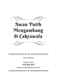 Awan Putih Mengambang di Cakrawala