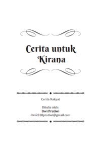 Cerita Untuk Kirana