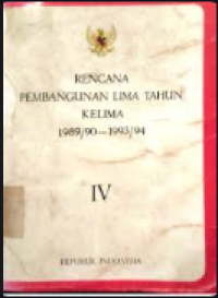 Rencana pembangunan Lima Tahun Kelima 1989/90-1993/94