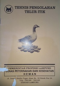 Tehnis Pengolahan Telur Itik