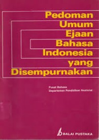 Pedoman Umum Ejaan Bahasa Indonesia yang Disempurnakan
