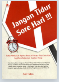 Jangan Tidur Sore Hari!!!