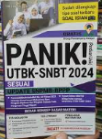 Panik! UTBK-SNBT 2024